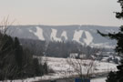 Saint Sauveur Quebec vue de piste de ski