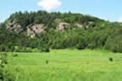 Saint-Sauveur Quebec vue montagne