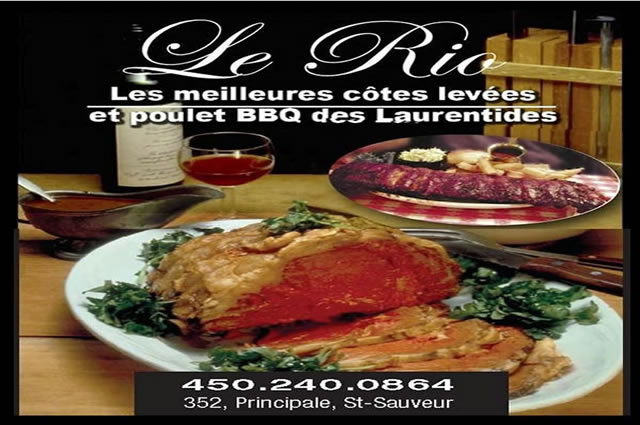 Restaurant Le Rio - Poulet et Côtes Levées BBQ, Les Meilleurs des Laurentides!